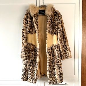 Beautiful 100% fur and leather coat